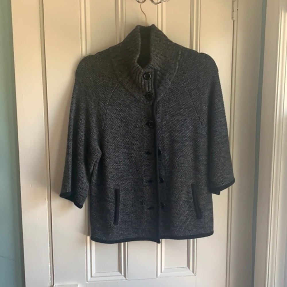 Ann Taylor grey knit cardigan - Size XS
